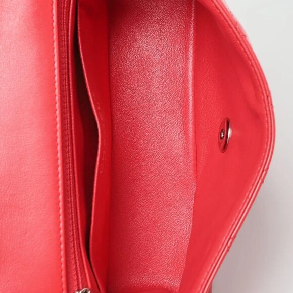 Chanel Red Quilted Patent Leather Classic Rectangular Mini Flap Bag - Picture 10 of 10